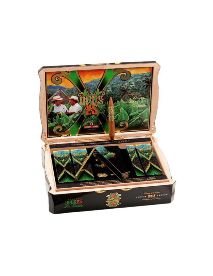 Arturo Fuente Fuente Opus X 25th Anniversary Perfecto Humidor with Cigars
